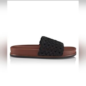 Rag & Bone Bailey Woven Leather Slides. Size 7/ 7.5